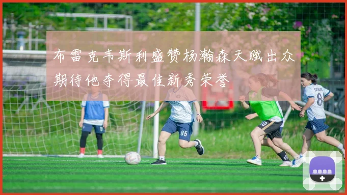 布雷克韦斯利盛赞杨瀚森天赋出众期待他夺得最佳新秀荣誉